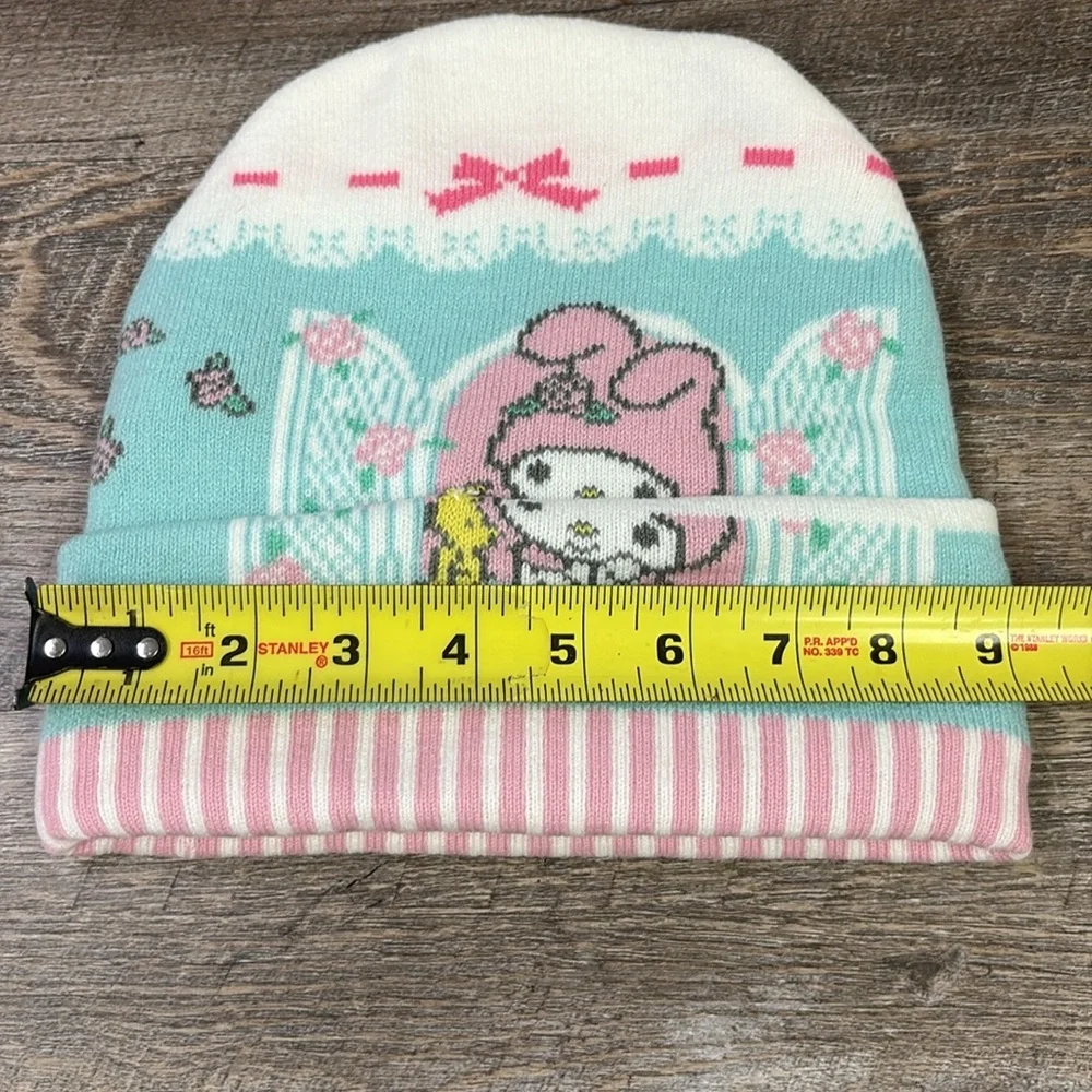 My Melody Window Flower Beanie Knit Hat Sanrio Hello Kitty & Friends